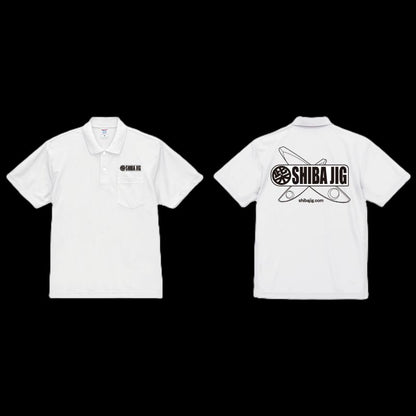 SHIBA JIG logoポロシャツ