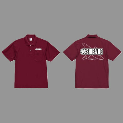 SHIBA JIG logoポロシャツ
