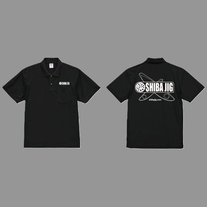 SHIBA JIG logoポロシャツ